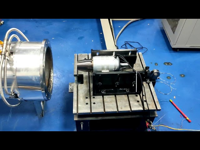 Turbojet engine test bench