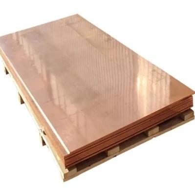 China Tu2 T2 Tp2 Tp1 Thin Copper Sheets C10100 C10300 C26000 Red Brass Sheets for sale