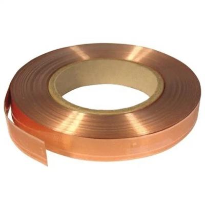 China 0.06mm 0.08mm 0.1mm Conductive Foil Tape Thick Pure Copper Strip Foil 1220mm Width for sale