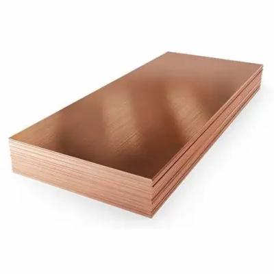 China 3mm 5mm 20mm Thickness Copper Sheet Plate Cathodes T2 4x8 2mm Thick Brass Sheet for sale