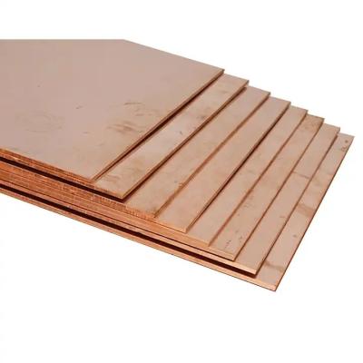 China Pure 99.9% C10200 C10300 Brass Metal Plate T1 T3 Brass Red Copper Sheets for sale