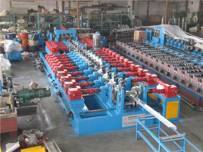 China Cr12 C Purlin Roll Forming Machine , Corrugated Iron Sheet Making Machine 550mm Coil Width for sale