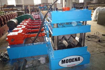 China Simple Speed 0 - 15m/min Guard Rail Roll Forming Machine For Highway for sale