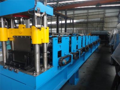 China Roof Cable Tray Roll Forming Machine , Wall Panel Roll Forming Machine By Chain for sale