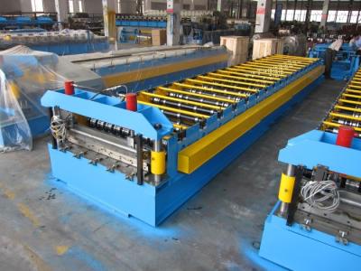 China 0.3-0.8mm Roof Panel Roll Forming Machine Surface Chrome Manual Decoiler for sale