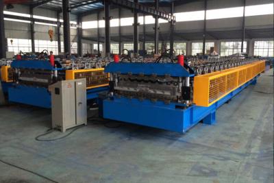 China 5T Roof Panel Double Layer Roll Forming Machine 0.3-0.8mm 18 Stations for sale