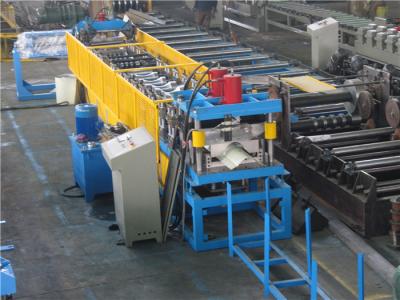 China Gutter Roll Forming Machine , Color Metal Roof Machine With Auto Stacker for sale