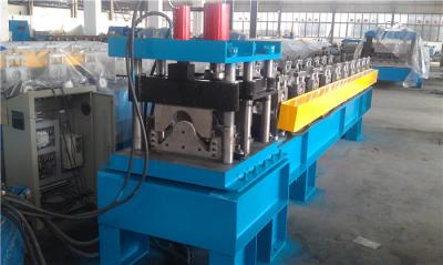 China Metal Roof Cutting Ridge Cap Roll Forming Machine With PLC Control for sale