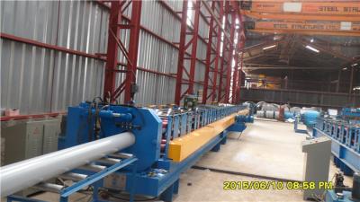 China 45# Steel Round Downspout Roll Forming Machine 40GP Container Integrated Adjustment for sale