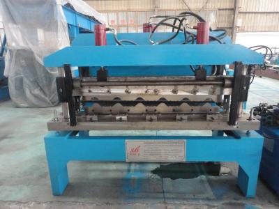 China 0.6mm Glazed Steel Sheet Roof Tile Forming Machine Hydraulic Decoiler 5 Tons for sale