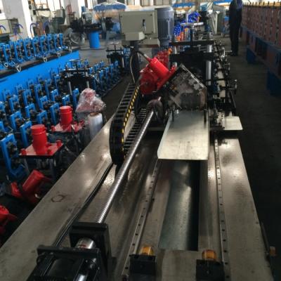 China Gear Box Steel Ceiling Roll Forming Machine for purlin Cassette Type for sale