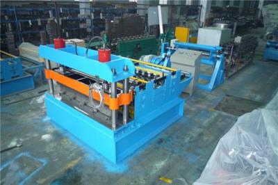 China 20GP Container Steel Sheet Slitting Machine , Metal Sheet Cutting Machine 2 Rubber Stations for sale