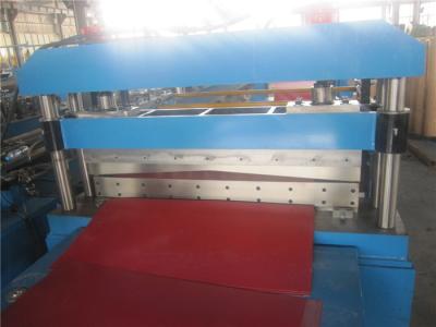 China Color Steel Cut To Length Machine 1500mm Coil Width For Wall Panel for sale