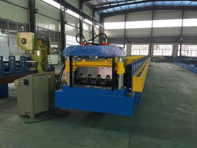 China Double Line Sheet Metal Roll Forming Machines , Floor Deck Metal Stud Roll Forming Machine for sale