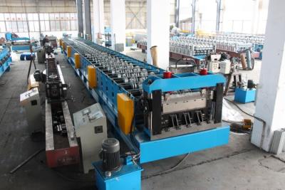China Galvanized Steel Floor Deck Roll Forming Machine Hydraulic Decoiler 30KW for sale