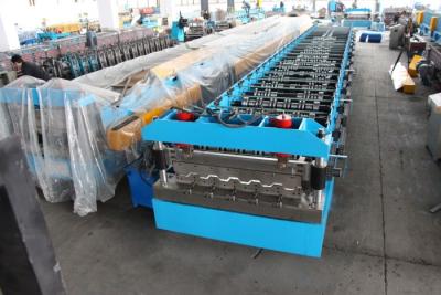 China Hydraulic Decoiler Floor Deck Roll Forming Machine 22KW 26 Stations for sale
