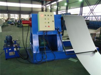 China Hydraulic Decoiler Coil Slitting Machine For Color Steel 2 Rubber Stations for sale