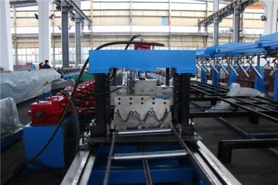 China 15M/MIN Highway Guard Rail Roll Forming Machine 45KW Motor Two Sets Punching for sale