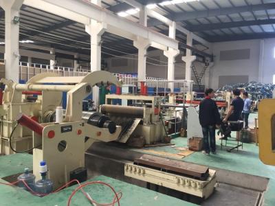 중국 0.2-2.5MM 강철판 금속 째는 기계, 코일 절단기 고속 판매용