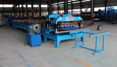 China 0.3-0.6mm Spanish Tile Roll Forming Machine 20 M / Min Chain Drive Roll Form Machine for sale