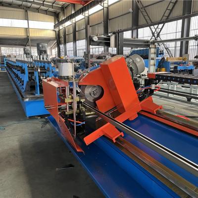 China Strut Guide Rail Roll Forming Machine CR12MoV Material With Fly Saw Cutting for sale