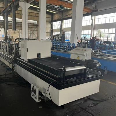 China Section Drive Solar Roll Forming Machine 30mm Module Frame By Gear Box Cr12 for sale