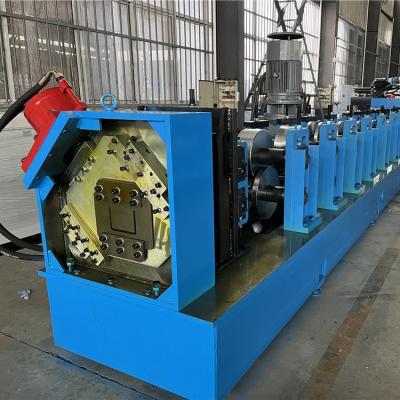 China Hydraulic Decoiler U Purlin Roll Forming Machine 5T For Guard Rail Drive By Gear Box for sale