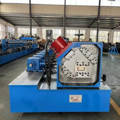 China 2.0mm U Purlin Roll Forming Machine Drive By Gear Box 30KW for sale