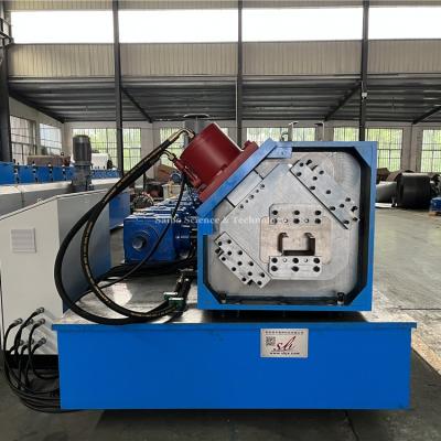 Cina Gear Box Drive C Post Channel Roll Forming Machine Thickness 5.0mm in vendita