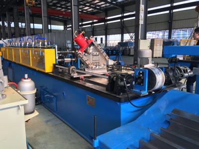 China Hydraulic or Manual C Purlin Roll Forming Machine Drive by Chain High efficiency for sale