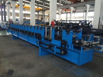 China C Purlin Rack Roll Forming Machine With 7 Rollers Flatten System for sale