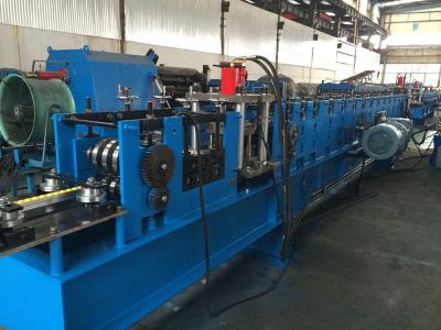 China 85mm Shaft Dia Rack Roll Forming Machine With Computer Control Cabinet for sale