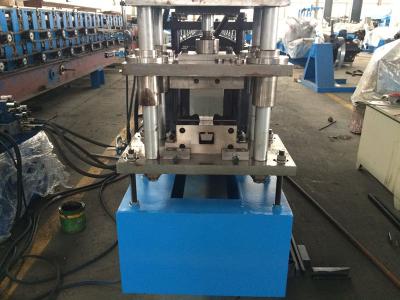 China 14 Stations Rack Roll Forming Machine C Size Drive By 1.0 Inch Chain for sale
