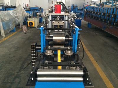 China Precision C Purlin Roll Forming Machine With Hydraulic Punching System for sale