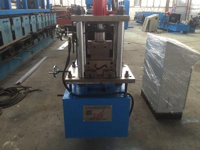 China Z Purlin Cold Roll Forming Machine 14 Stations with Gcr12 Cutter for sale
