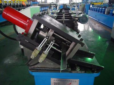 China Máquina de Froming del rollo del techo del corte del poste con 3T Decoiler manual 0.9m m en venta