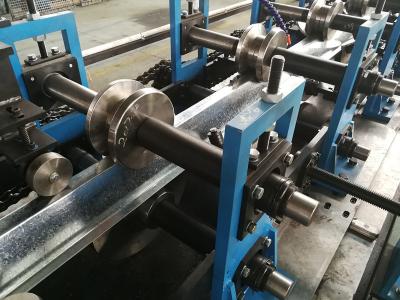 China Fast Speed 40 - 50m / min Top Hat Roll Forming Machine Chain Driven System 1.5mm Max for sale