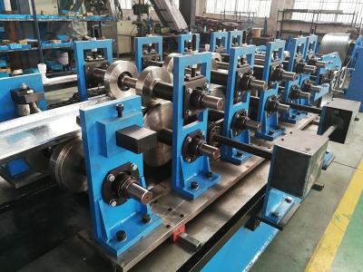 China Wire-electrode Cutting Top Hat Roll Forming Machine Cr12 Cutter 4kw for sale