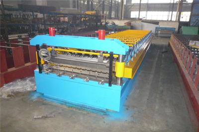China Manual Decoiler Liner Panel Profile Roll Forming Machine 5.5kw Drive By Chain for sale