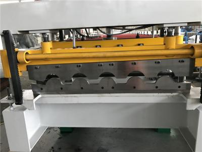 China Wall Panel Structure Tile Roll Forming Machine 70mm Shaft / 40GP Container for sale