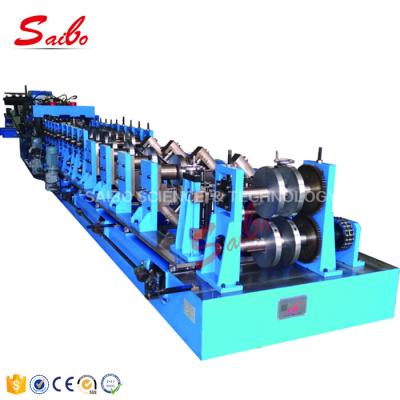 China Hydraulic Decoiler C Z Purlin Roll Forming Machine For Steel Constructions 100-400 Size for sale