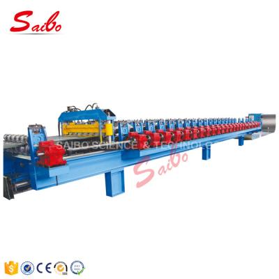 China 0-35m/min Roof Sheet Bending Machine , Roof Roll Forming Machine By chain for sale
