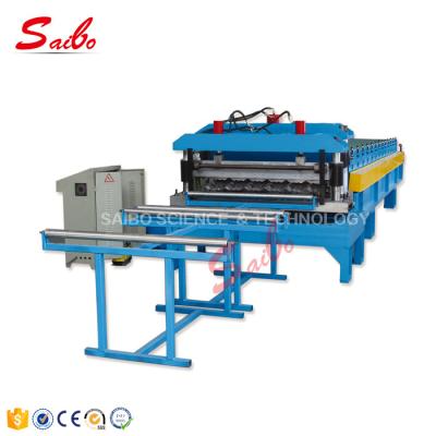 China Hydraulic Tile Roll Aluminum Forming Machine 2-4m/Min 40GP Container for sale