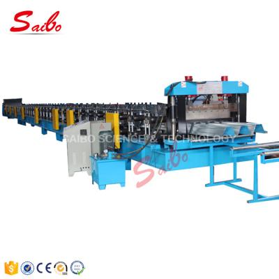 China Chain Driven Floor Deck Roll Forming Machine 0.8-1.5mm Thickness 40GP Container for sale