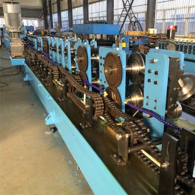 China 3.5mm CZ Sigma Purlin Roll Forming Machine  Interchargeable With 3units Punching Stations for sale