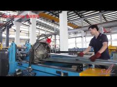 60m/Min Cu C Z Purlin Roll Forming Machine For Gear Box Driving Fly Cutting