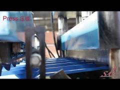 7.5KW Roof Panel Roll Forming Machine With Guide Pillar high Productivity