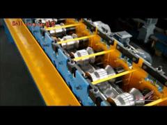 Wire-electrode Cutting Shutter Roll Forming Machine with Punching 56mm Shaft