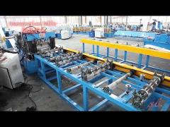 Z Purlin Cold Roll Forming Machine 14 Stations With GCR12 Cutter