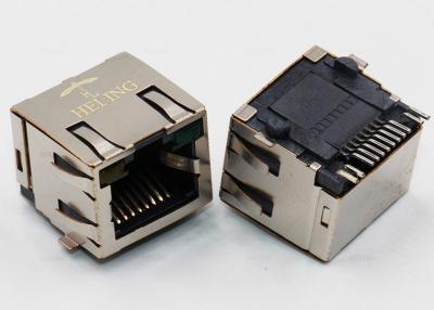 Chine Un connecteur du port 8P8C SMT RJ45, Ethernet protégé Jack de bâti de surface de carte PCB à vendre